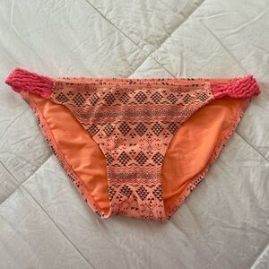 Hula Honey Neon Orange and Pink Swim Bottoms